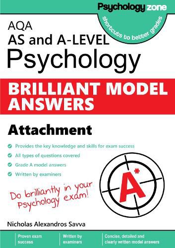 Cover image for AQA Psychology BRILLIANT MODEL ANSWERS: Attachments: AS and A-level
