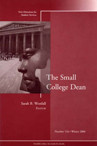 Cover image for The Small College Dean