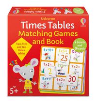 Cover image for Times Tables Matching Games and Book