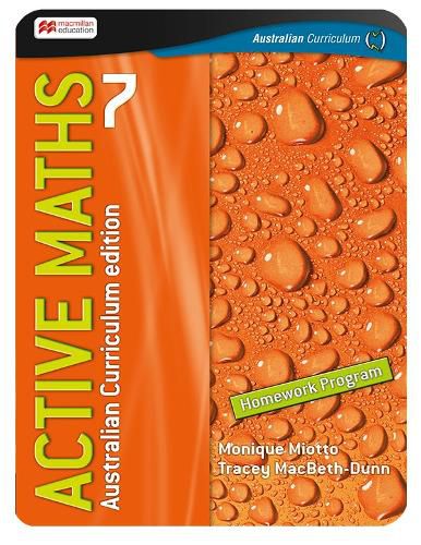 Cover image for Active Maths 7: Australian Curriculum Edition: Year 7: Homework Program