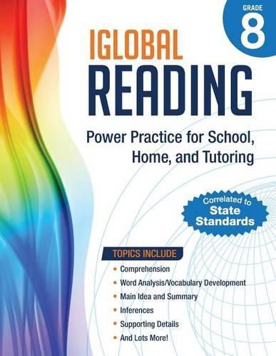 Cover image for iGlobal Reading, Grade 8: Power Practice for School, Home, and Tutoring