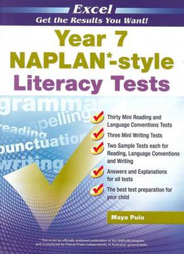 NAPLAN-style Literacy Tests: Year 7