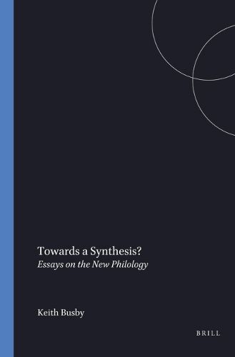 Cover image for Towards a Synthesis?