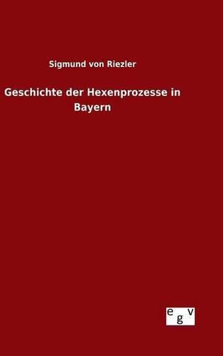 Cover image for Geschichte der Hexenprozesse in Bayern