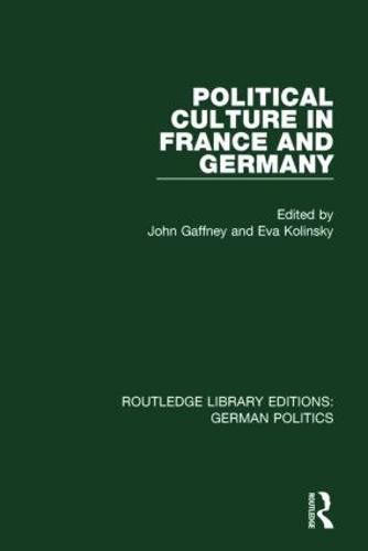 Cover image for Political Culture in France and Germany: A Contemporary Perspective