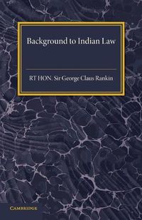 Cover image for Background to Indian Law
