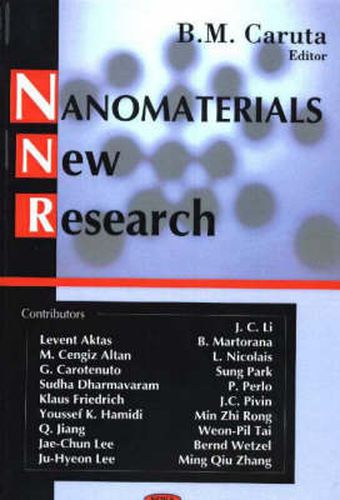 Cover image for Nanomaterials: New Research