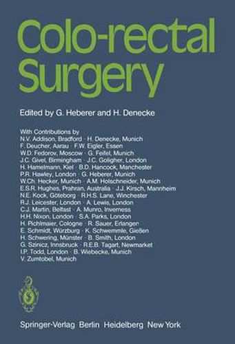 Cover image for Colo-rectal Surgery