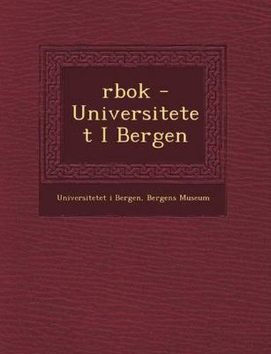 Cover image for Rbok - Universitetet I Bergen