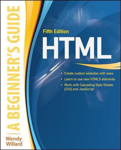 Cover image for HTML: A Beginner's Guide, Fifth Edition