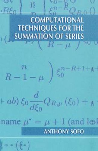 Cover image for Computational Techniques for the Summation of Series
