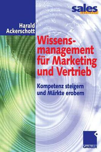 Cover image for Wissensmanagement fur Marketing und Vertrieb