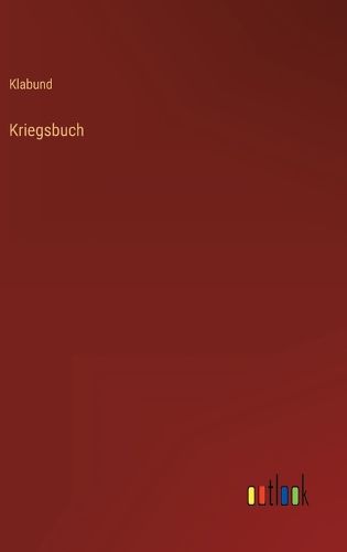 Cover image for Kriegsbuch