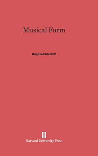 Cover image for Musical Form