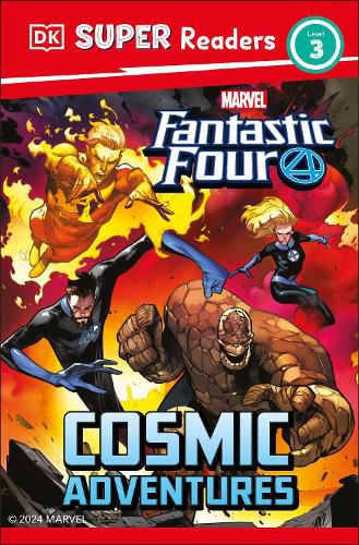 Cover image for DK Super Readers Level 3 Marvel Fantastic Four Cosmic Adventures