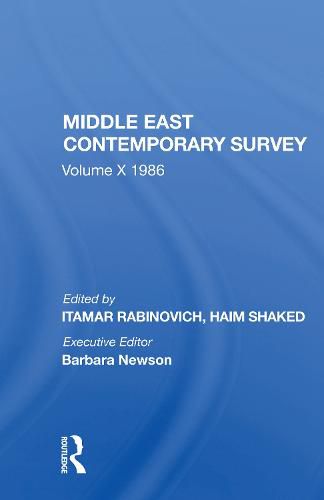 Cover image for Middle East Contemporary Survey