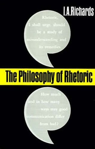 Cover image for The Philosophy of Rhetoric