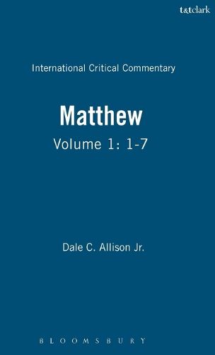 Cover image for Matthew: Volume 1: 1-7