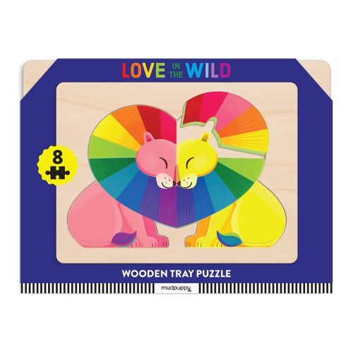 Love in the Wild Wooden Tray Puzzle