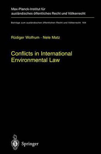 Cover image for Conflicts in International Environmental Law