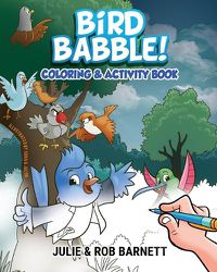 Cover image for Bird Babble Coloring and Activity Book