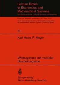 Cover image for Wartesysteme mit Variabler Bearbeitungsrate