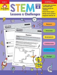 Cover image for Stem Lessons and Challenges, Grade 4 Teacher Resource