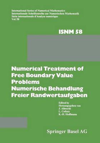 Cover image for Numerical Treatment of Free Boundary Value Problems / Numerische Behandlung freier Randwertaufgaben