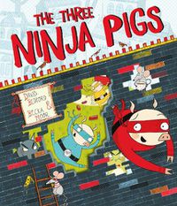 Cover image for The Three Ninja Pigs