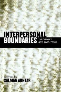 Cover image for Interpersonal Boundaries: Variations and Violations