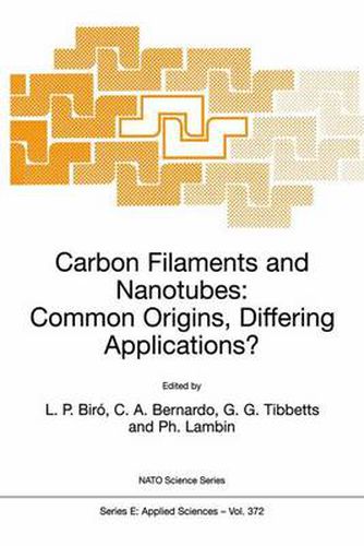 Cover image for Carbon Filaments and Nanotubes: Common Origins, Differing Applications?