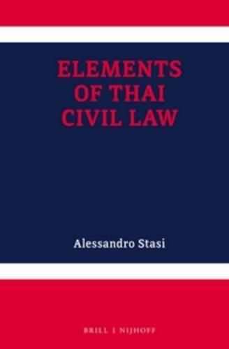 Cover image for Elements of Thai Civil Law