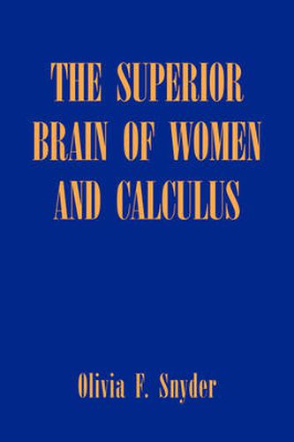 Cover image for The Superior Brain of Women and Calculus