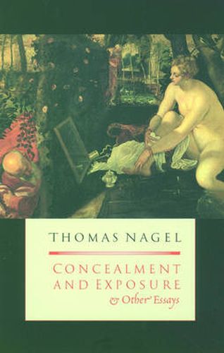 Cover image for Concealment and Exposure: And Other Essays