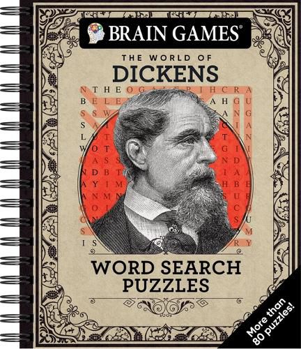Cover image for Brain Games - The World of Dickens Word Search Puzzles