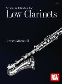 Cover image for Modern Etudes for Low Clarinets