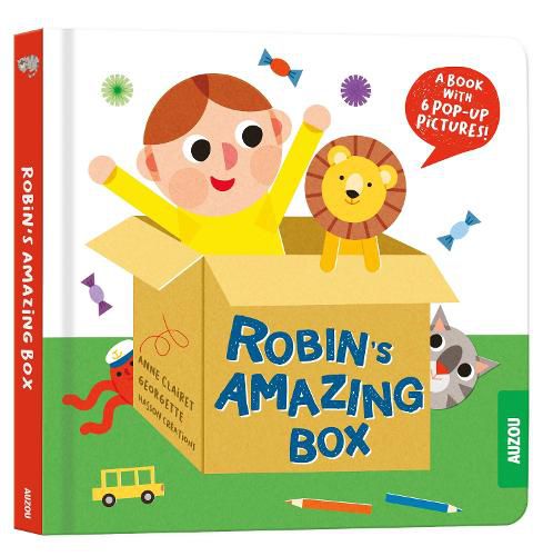 Cover image for Robin's Amazing Box (A Pop-up Book)