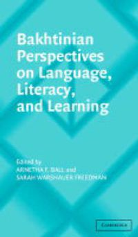 Cover image for Bakhtinian Perspectives on Language, Literacy, and Learning