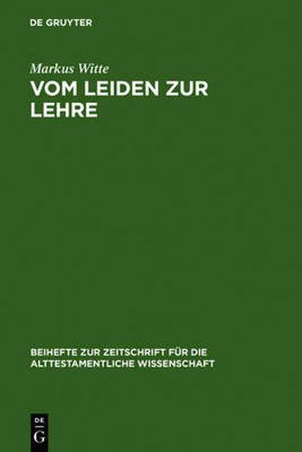 Cover image for Vom Leiden zur Lehre