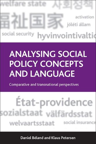 Analysing Social Policy Concepts and Language: Comparative and Transnational Perspectives