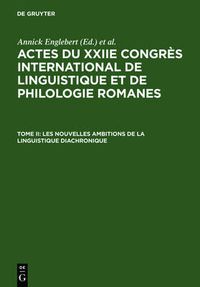 Cover image for Les nouvelles ambitions de la linguistique diachronique