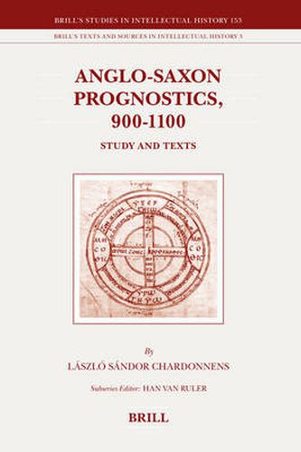 Cover image for Anglo-Saxon Prognostics, 900-1100: Study and Texts