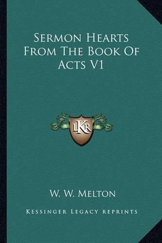 Cover image for Sermon Hearts from the Book of Acts V1