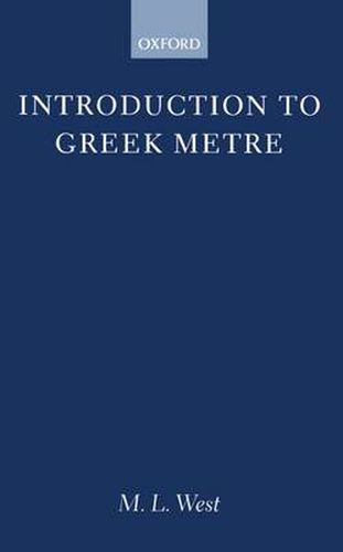 Cover image for Introduction to Greek Metre