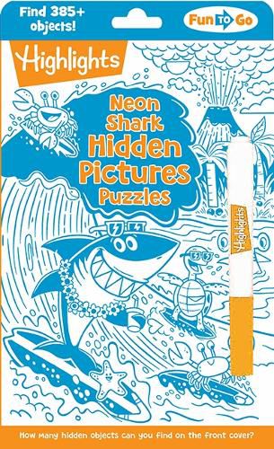 Cover image for Neon Shark Hidden Pictures Puzzles