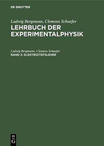 Cover image for Elektrizitatslehre