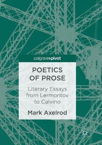 Cover image for Poetics of Prose: Literary Essays from Lermontov to Calvino