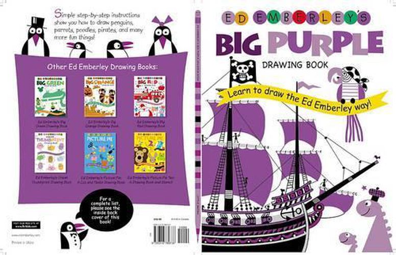 Cover image for Ed Emberley's Big Purple Drawing Book