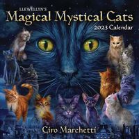 Cover image for Llewellyn's 2023 Magical Mystical Cats Calendar