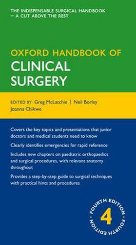 Cover image for Oxford Handbook of Clinical Surgery